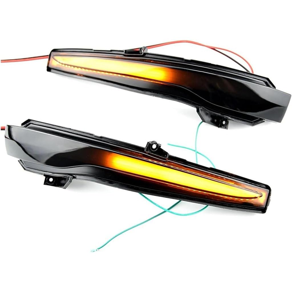 ZZRSXZSR Blinker im Rückspiegel für Benz C Class W205 GLC X253 E W213 S W222,Rückspiegel Blinker Licht Äußere Flügel Spiegel Lampe Anzeigeleuchte Auto Modifikations Zubehör,A/Yellow von ZZRSXZSR