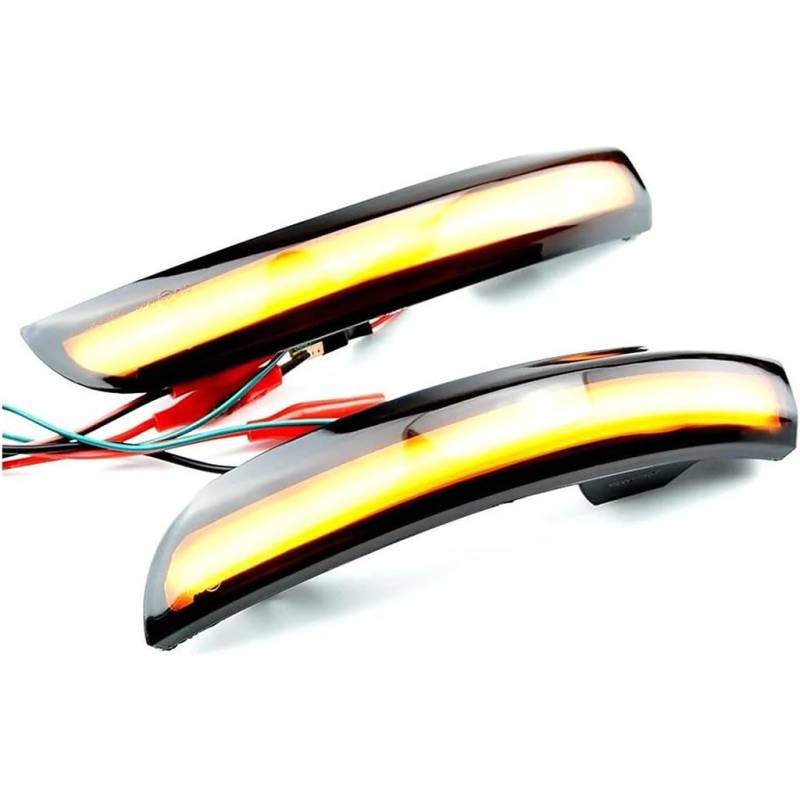 ZZRSXZSR Blinker im Rückspiegel für Kuga Ecosport 2013-2018,Rückspiegel Blinker Licht Äußere Flügel Spiegel Lampe Anzeigeleuchte Auto Modifikations Zubehör,B/Dynamic Yellow von ZZRSXZSR