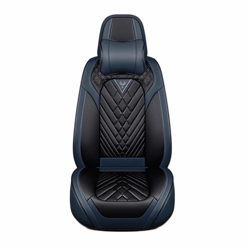 Auto Sitzbezüge für Peugeot 3008 2017-2023,Auto Leder Sitzbezügesets sitzschoner aus Wasserdicht Atmungsaktiv Innenraum Sitzs ZubehöR,F von ZZRZBBNB