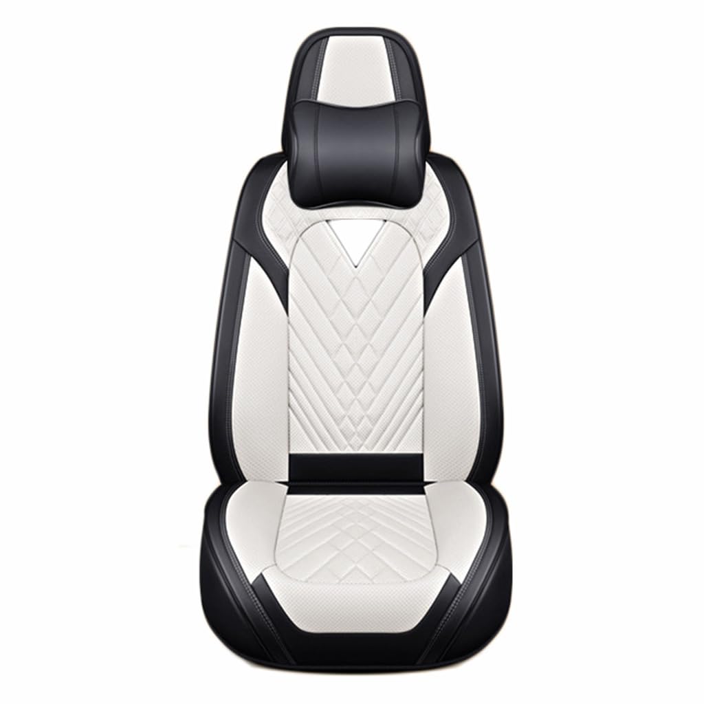 ZZRZBBNB Auto Sitzbezüge für Jaguar XF 2008-2015,Auto Leder Sitzbezügesets sitzschoner aus Wasserdicht Atmungsaktiv Innenraum Sitzs ZubehöR,D von ZZRZBBNB