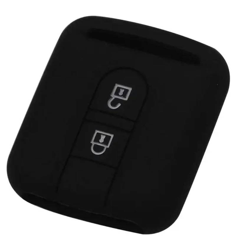 ZZYAYM - Autoschlüsselhülle Silikon-Schlüsseletui Fernbedienungshülle - passt für Nissan Qashqai Micra Navara Almera New von ZZYAYM