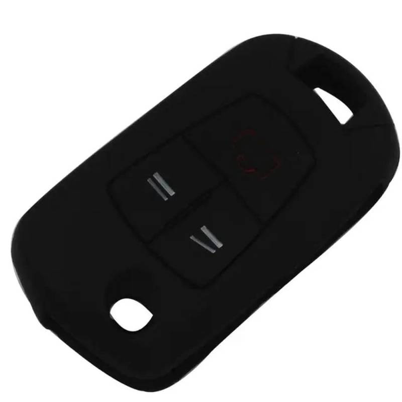 ZZYAYM - Autoschlüsselhülle Silikon-Schlüsseletui Fernbedienungshülle - passt für Ope Vauxhall Astra Vectra Corsa Signum von ZZYAYM