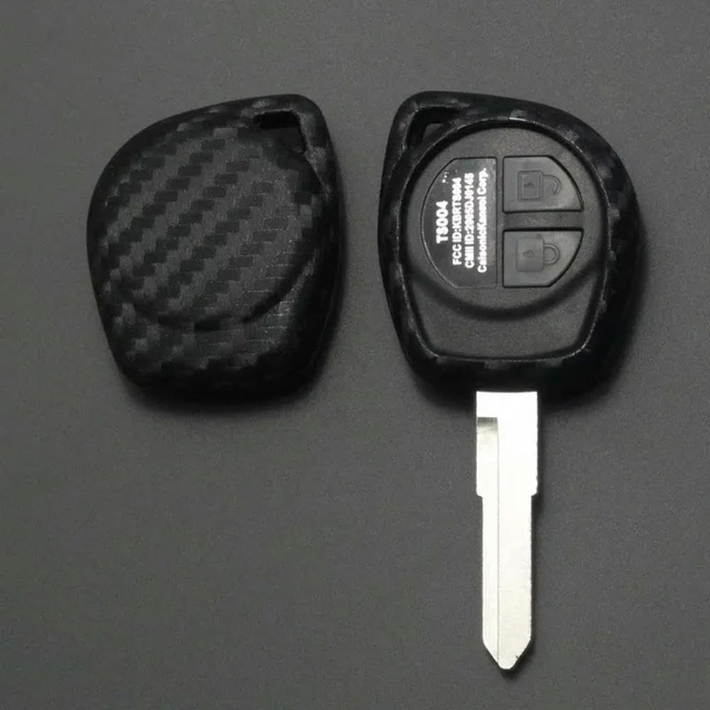 ZZYAYM - Autoschlüsselhülle Silikon-Schlüsseletui Fernbedienungshülle - passt für Suzuki /SX4 /Swift /Vitara von ZZYAYM