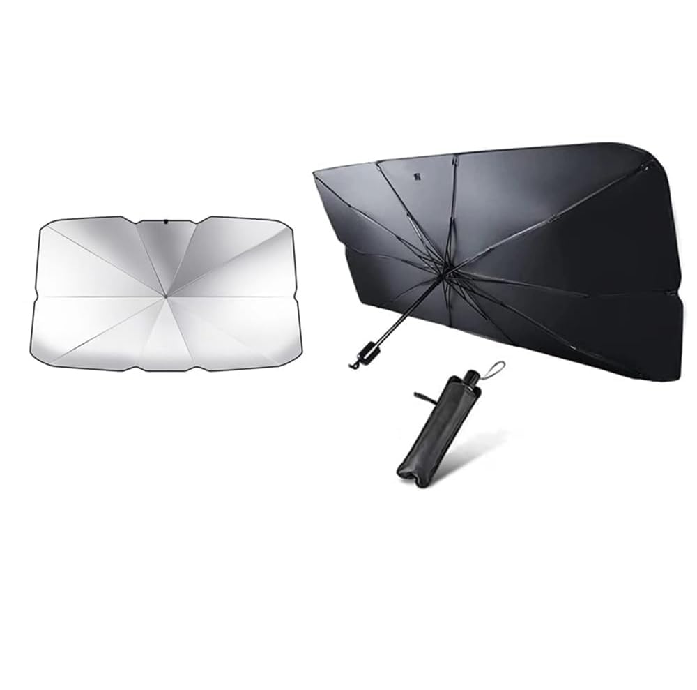 Sonnenschutz Auto Frontscheibe für Passat B6 Variant Wagon 2005-2010, Car Umbrella Sun Shade Cover, Tragbarer Sonnenschutz, Frontscheibenabdeckung Innen von ZZYBD