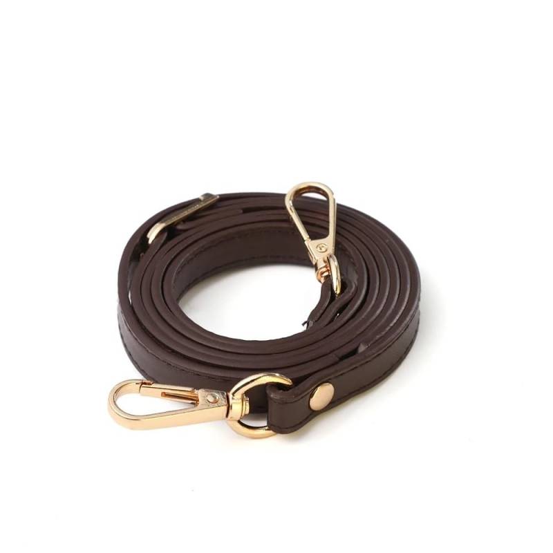 Schulterriemen 120cm Lange Einstellbare PU Leder Tasche Strap Frauen Schulter Tasche Strap Ersatz Tasche Strap for Umhängetaschen Zubehör Heißer Taschengurte(Coffee) von ZZlei2yu-12