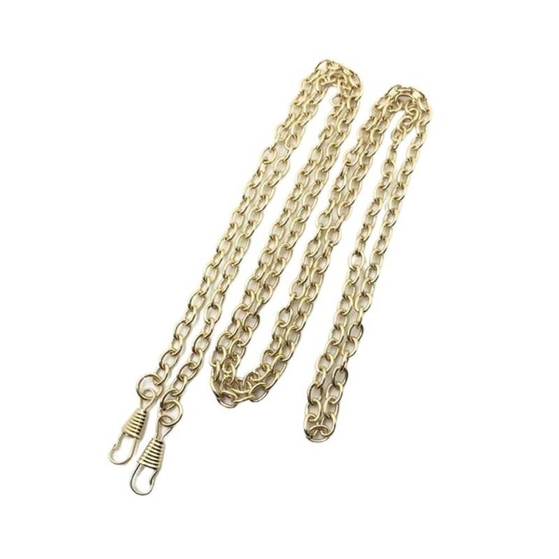 Schulterriemen 40/60/120 cm Metall Taschen Kette Geldbörse Schnallen Frauen Schultergurt for Taschen ersetzen Kette Taschenzubehör Taschengurte(Gold,40cm) von ZZlei2yu-12