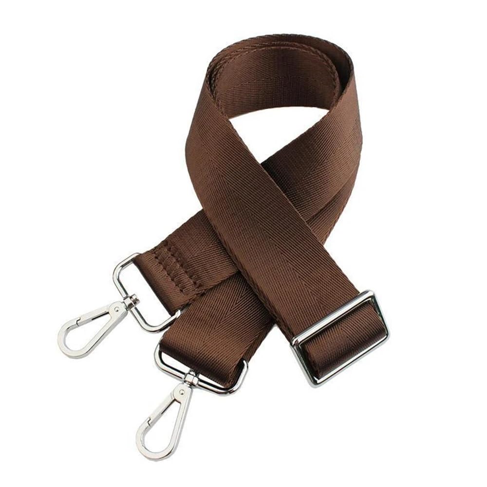 Schulterriemen 80-140CM Ersatz Umhängetasche Gurt for Aktentasche Männer Umhängetaschen Schulter Taschen Strap Einstellbar Schwarz Frauen Tasche zubehör Taschengurte(Bronze/Silver) von ZZlei2yu-12