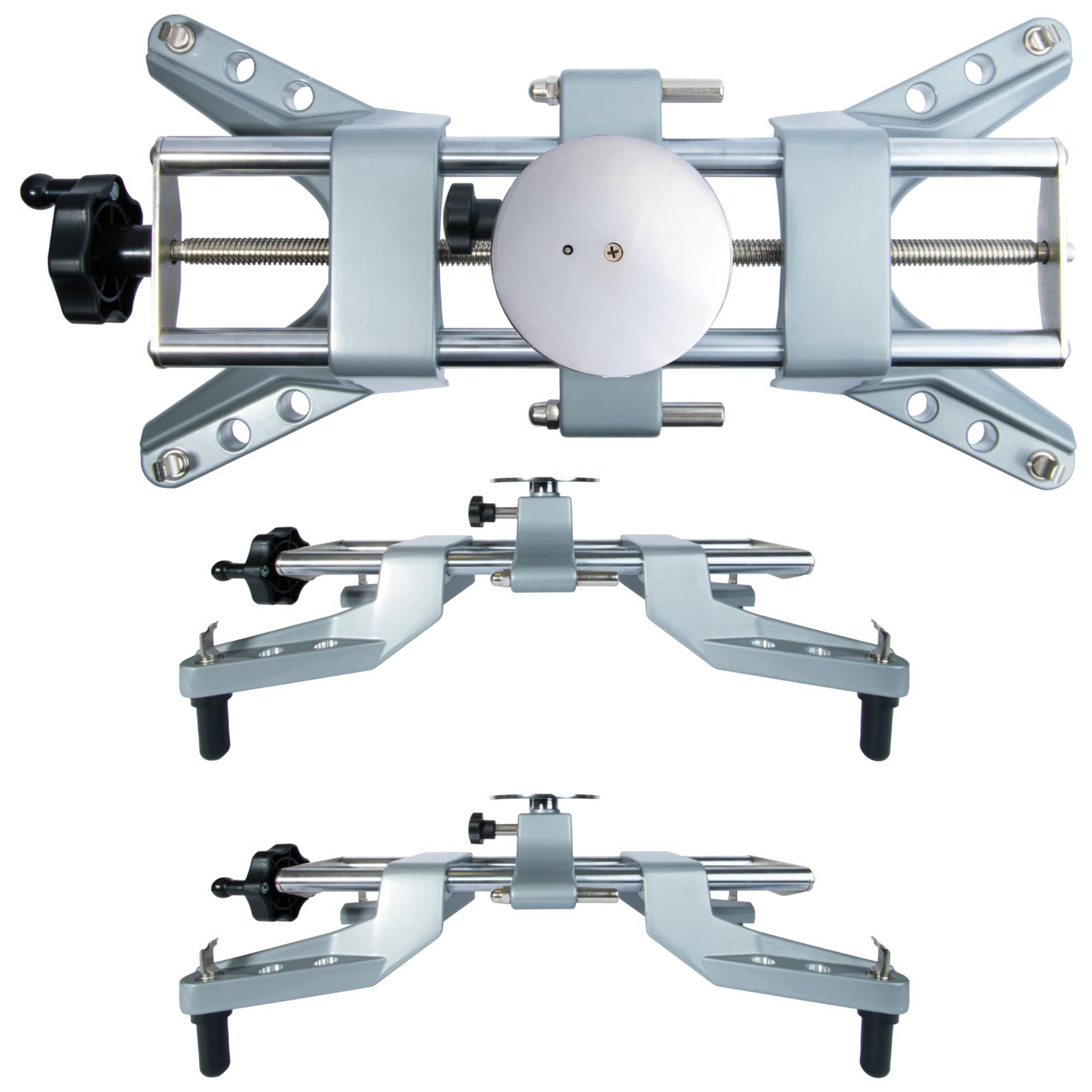 Zackman Scientific AutoSolo 3D DSP Ausrichtklemme für Räder & Magnetadapter für Sturzmesser - Wesentliches Ausrichtungszubehör für Reifen - Passend für 11-25" Felgen (2 Stück) von Zackman Scientific