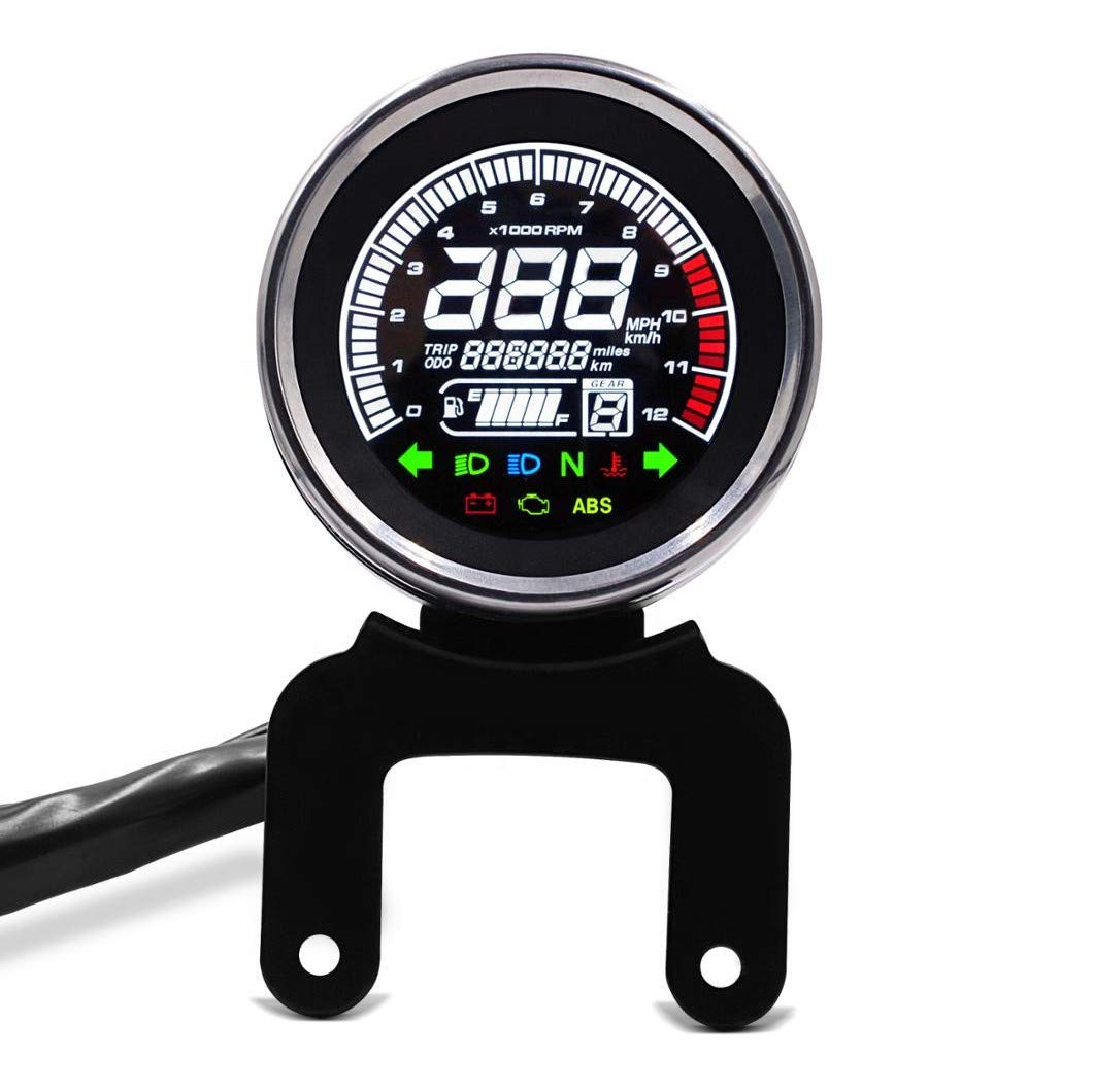 Digital Tachometer für Kawasaki VN 1700/1600 / 1500 Classic FGX von Zaddox