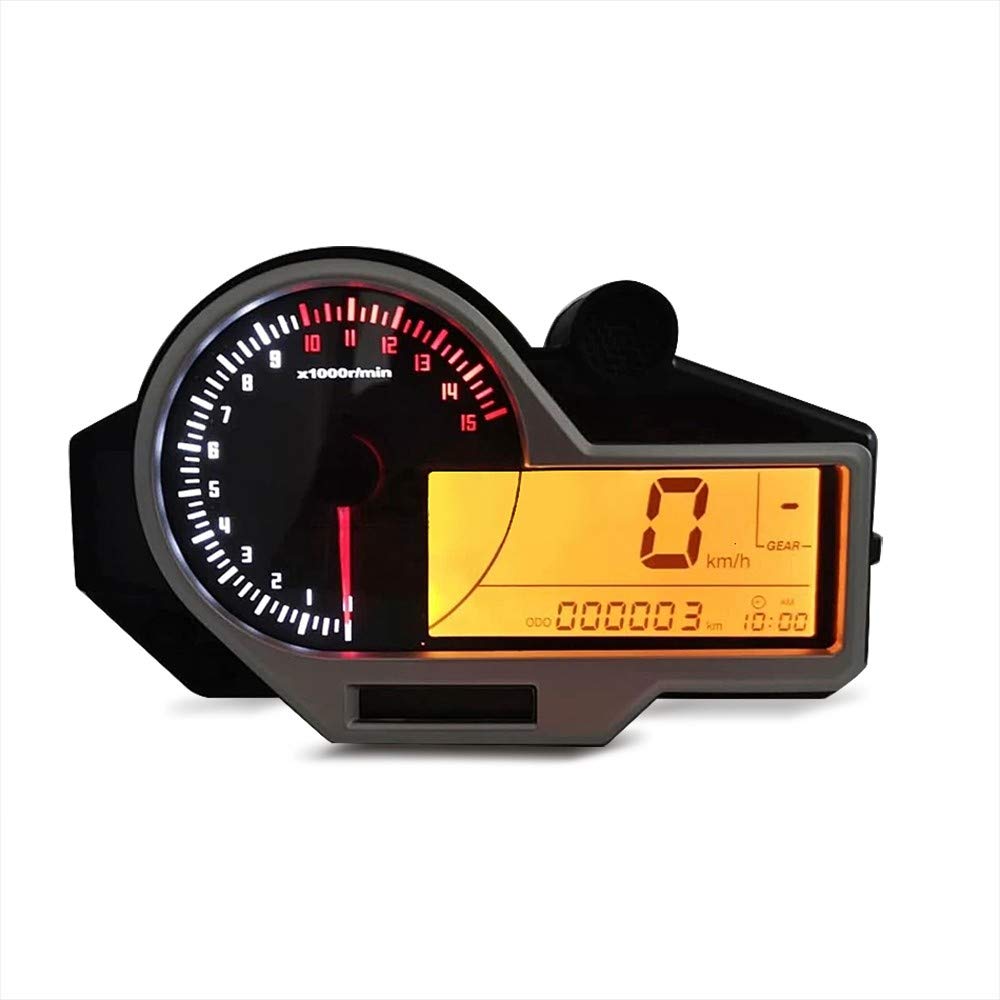 Motorrad Tachometer digital/Drehzahlmesser LCD Zaddox SM18 von Zaddox