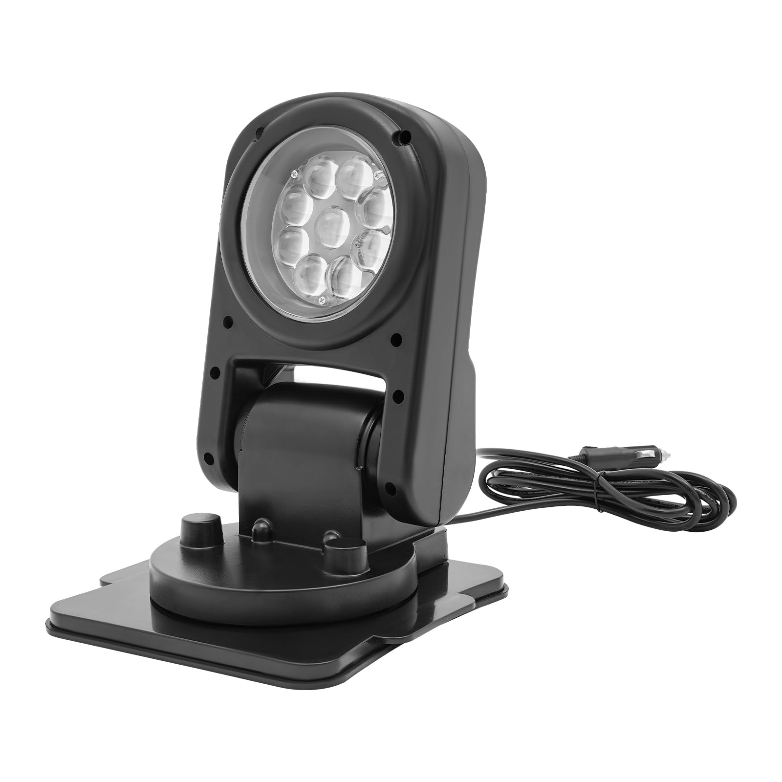 Zalydala Bootssuchscheinwerfer,45W LED-Suchscheinwerfer,Long Distance Multi-Angle Lighting,9 LED-Lichtkugeln,Mehrwinkelrotation,Mit Fernbedienung von Zalydala