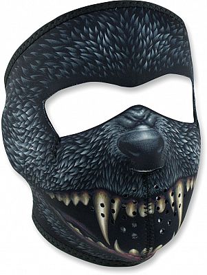 Zan Headgear Bullet, Gesichtsmaske - Grau/Schwarz - Einheitsgröße von Zan Headgear