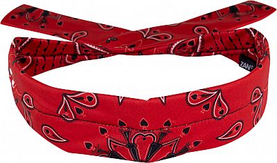 Zan Headgear Cooldanna Poly Paisley, Halstuch/Stirnband - Rot/Schwarz/Weiß - Einheitsgröße von Zan Headgear