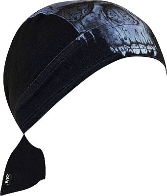 Zan Headgear Flydanna SF Midnight Skull, Kopftuch - Schwarz/Weiß - Einheitsgröße von Zan Headgear