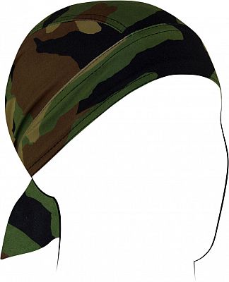 Zan Headgear Flydanna SportFlex Camo, Kopftuch - Schwarz/Braun/Dunkelgrün - Einheitsgröße von Zan Headgear