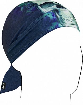 Zan Headgear Flydanna SportFlex Paintskull, Kopftuch - Dunkelblau/Dunkelgrün - Einheitsgröße von Zan Headgear