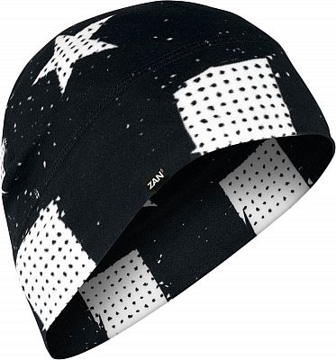 Zan Headgear SportFlex Fleece Flag, Helm-Kopfhaube - Schwarz/Weiß - Einheitsgröße von Zan Headgear