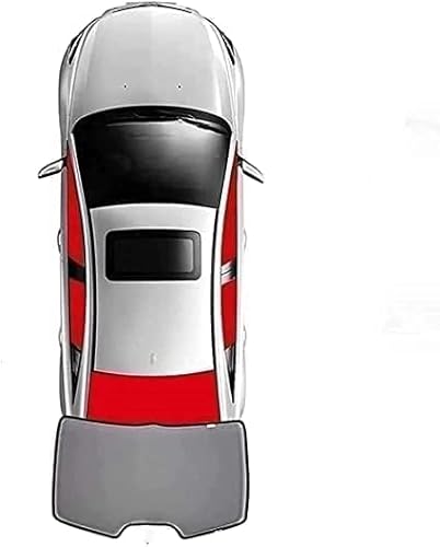 Auto Sonnenschutz Sonnenrollo Für Audi Q3 2011-2018, Seitenscheibe Atmungsaktives Staubschutz Sonnenblende Sonnenschutz Abdeckungen,D-Rear Windshield von ZanLIn
