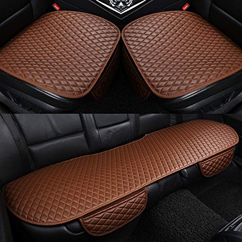 ZanLIn Auto Sitzkissen für Captiva (2016-2019), Vorne Hinten Sitzauflagen Set Anti-Rutsch Auto Sitzauflage Sitzkissen Sitzbezüge,Brown/C von ZanLIn