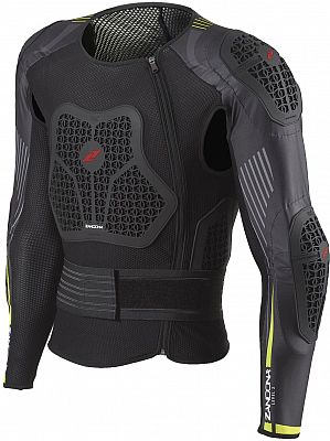 Zandona NetCube, Protektorenjacke Level-2 - Schwarz/Grau/Neon-Gelb - X6 L von Zandona