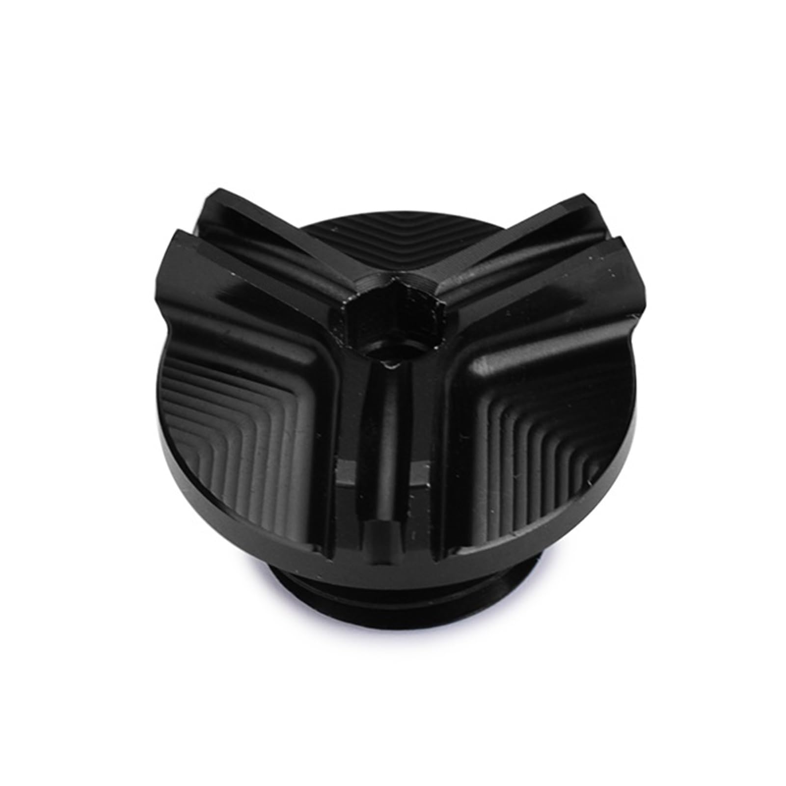 Motorrad-Motoröl-Einfülldeckel, Kraftstofftank-Schraubenabdeckung, Schutzzubehör, kompatibel mit 350M 350E 350D 350K 310M E/D350(Black) von ZcerA