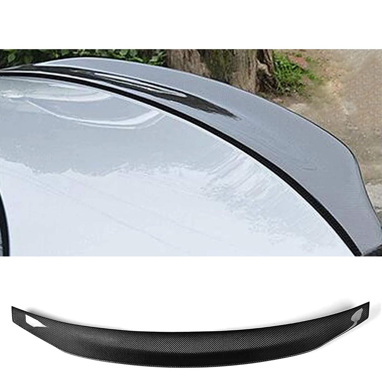 Auto hinten Dach Spoiler Flügel, Auto Fenster Oben Schwanz Flügel, für Audi A5 F5 Sportback 4-Door 2017 2018 von ZeQYyN