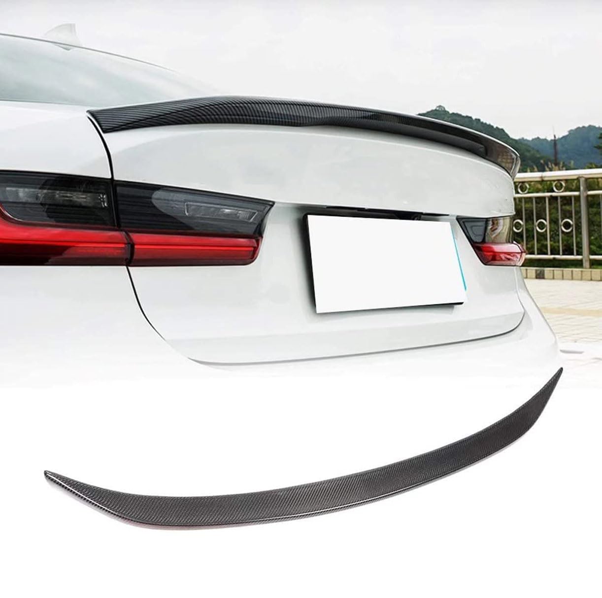 Auto hinten Dach Spoiler Flügel, Auto Fenster Oben Schwanz Flügel, für BMW 3er G20 G28 2019 2020 von ZeQYyN