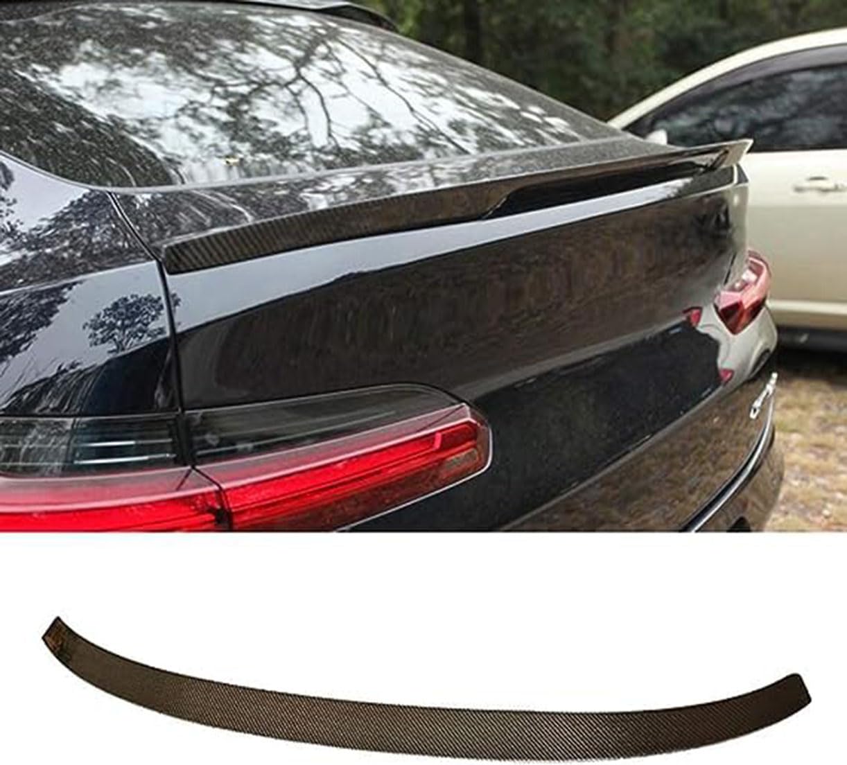 Auto hinten Dach Spoiler Flügel, Auto Fenster Oben Schwanz Flügel, für BMW G02 25i 30i M-P Stile 2019-2020 von ZeQYyN