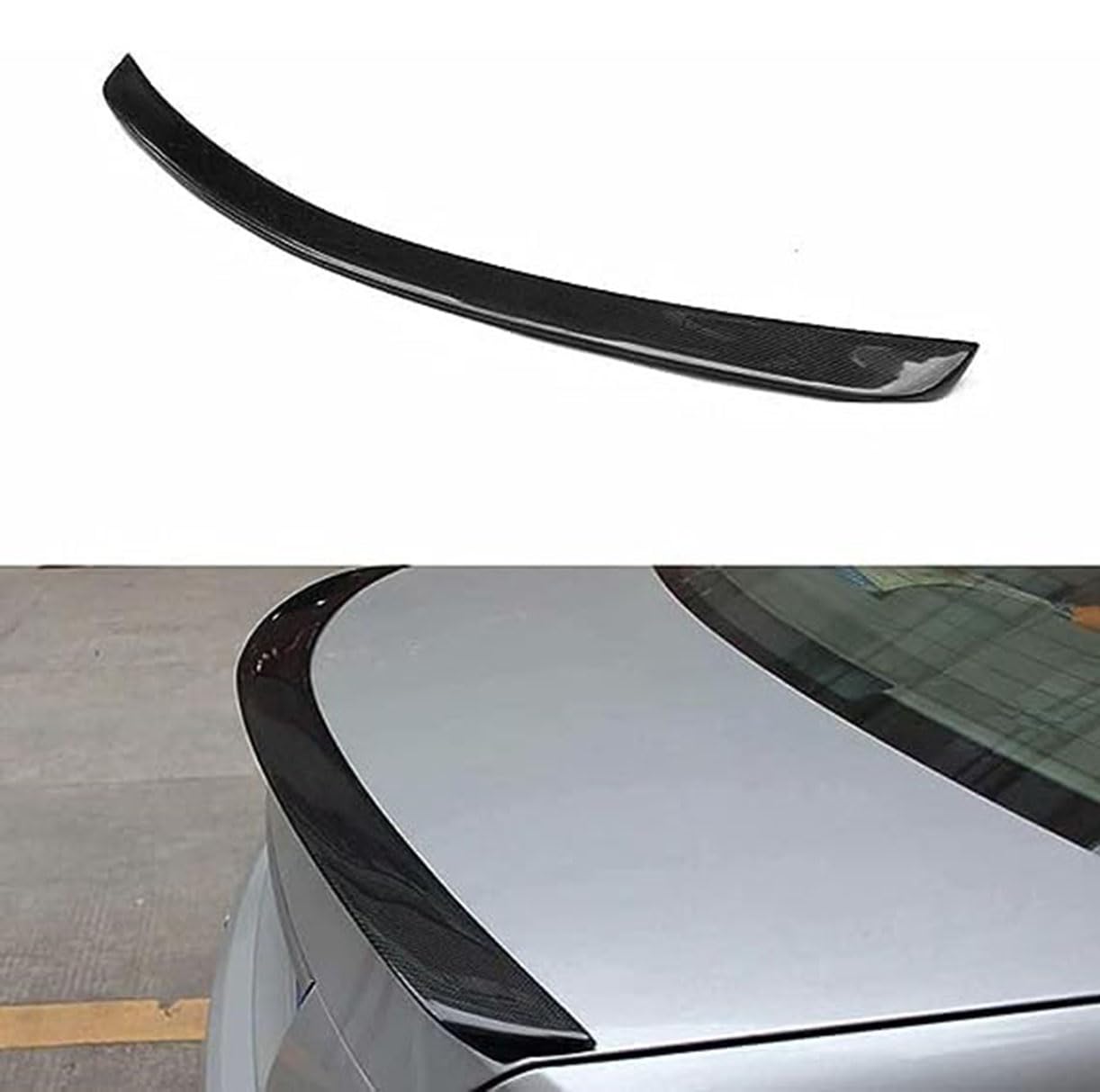 Auto hinten Dach Spoiler Flügel, Auto Fenster Oben Schwanz Flügel, für Mercedes-Benz W204 Coupé 2 Porte 2007-2014 von ZeQYyN