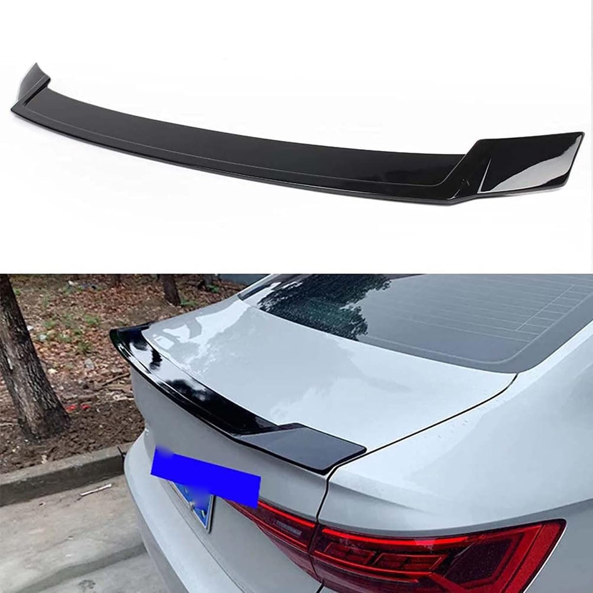 Auto hinten Dach Spoiler Flügel, Auto Fenster Oben Schwanz Flügel, für VW Jetta 2019 von ZeQYyN