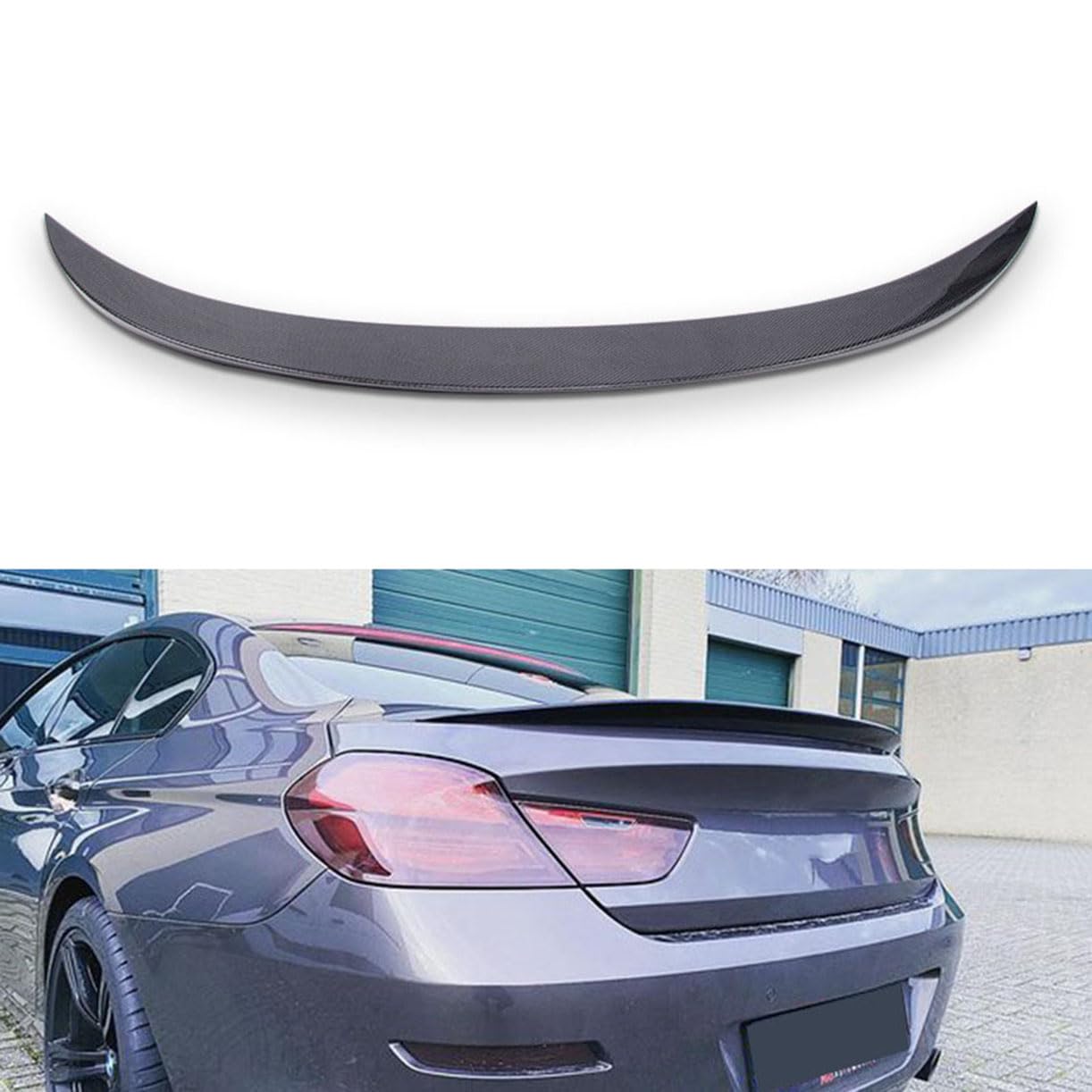 Kratzfester Heckspoiler, Kofferraumspoiler, Flügellippe, Heckflügel, Modifikationszubehör, für BMW 6 Series F13 F06,C-M6 von ZeQYyN