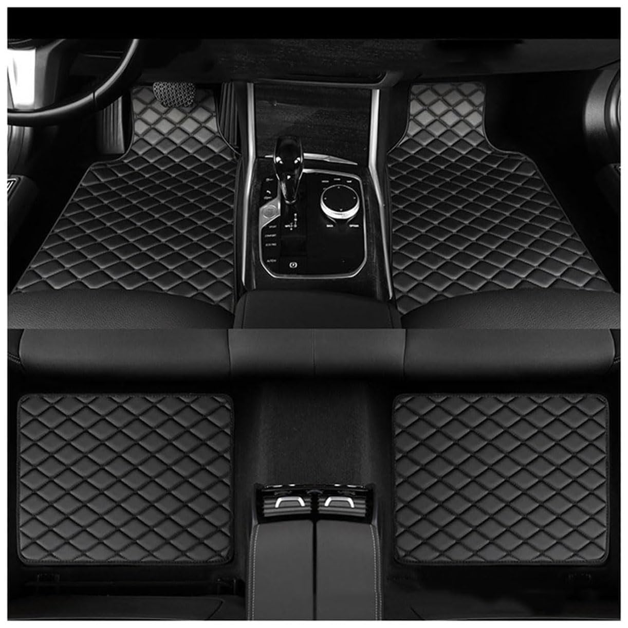 Teppichschutz Automatte, Auto Vorne Und Hinten Bodenmatten Set Styling, für Audi Q3 F3 2018-2023,B-normal B von ZeQYyN