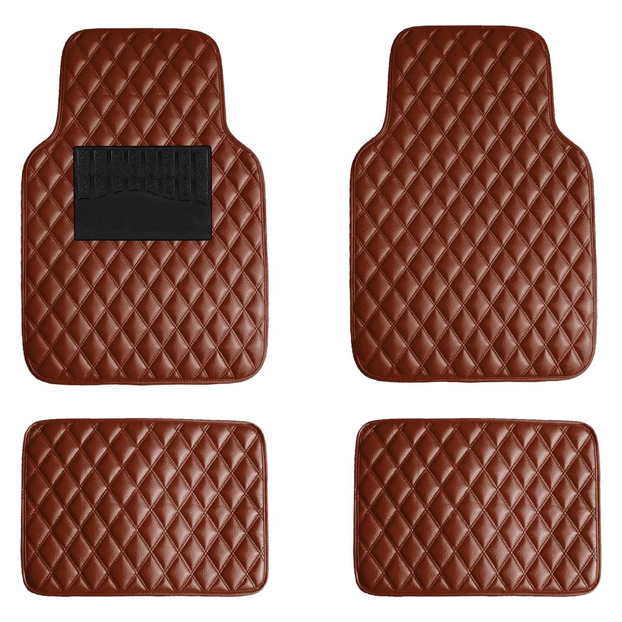 Teppichschutz Automatte, Auto Vorne Und Hinten Bodenmatten Set Styling, für BMW 2 Series Gran Tourer 7-seat (F46) 2015-2021,A-normal A von ZeQYyN
