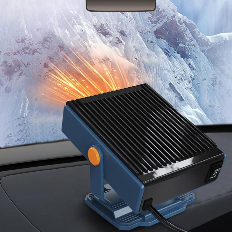 Zebbyee Auto Heizung, 12 V 150 W Autoheizung 2 in 1 Heizung Kühlung Mini Auto-Heizung, 360° Drehbar rotierende Windschutzscheibe Defrost Defogger Heizung von Zebbyee