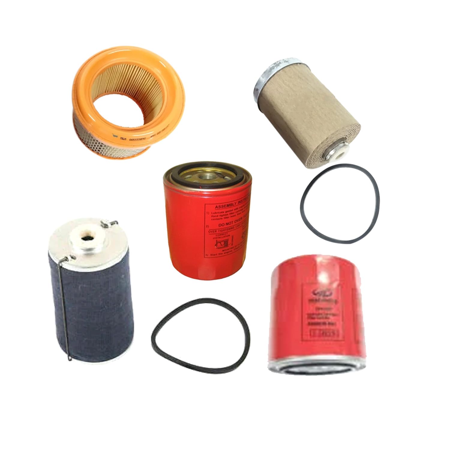 Zeenparts 005555890R91 005557147R91 Filter-Kit kompatibel mit Mahindra Traktor 5005 C4005 4505 450 E-350 3505 von Zeenparts