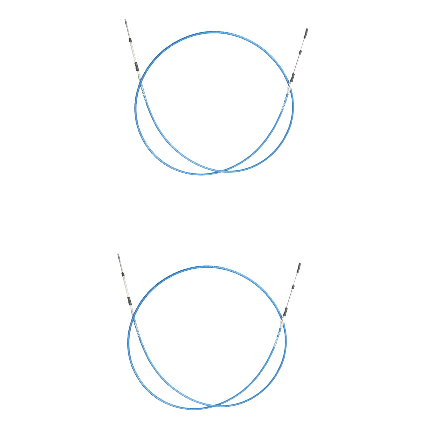 Zeenparts 220416618 ABA-CABLE-18-GY 2 Stück 4,7 m 33C Drosselklappen-Steuerkabel kompatibel mit Yamaha-Außenbordmotor-Boot-Motor-Lenksystem von Zeenparts