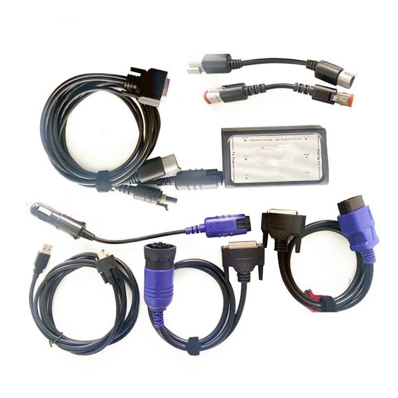 Zeenparts Inline 6 Data Link Adapter Diagnostic Tool Kit 3165033 2892093 2892176 4919780 4919797 2892095 3163597 Kompatibel mit Cummins Kompatibel mit Komatsu Kompatibel mit TMC von Zeenparts