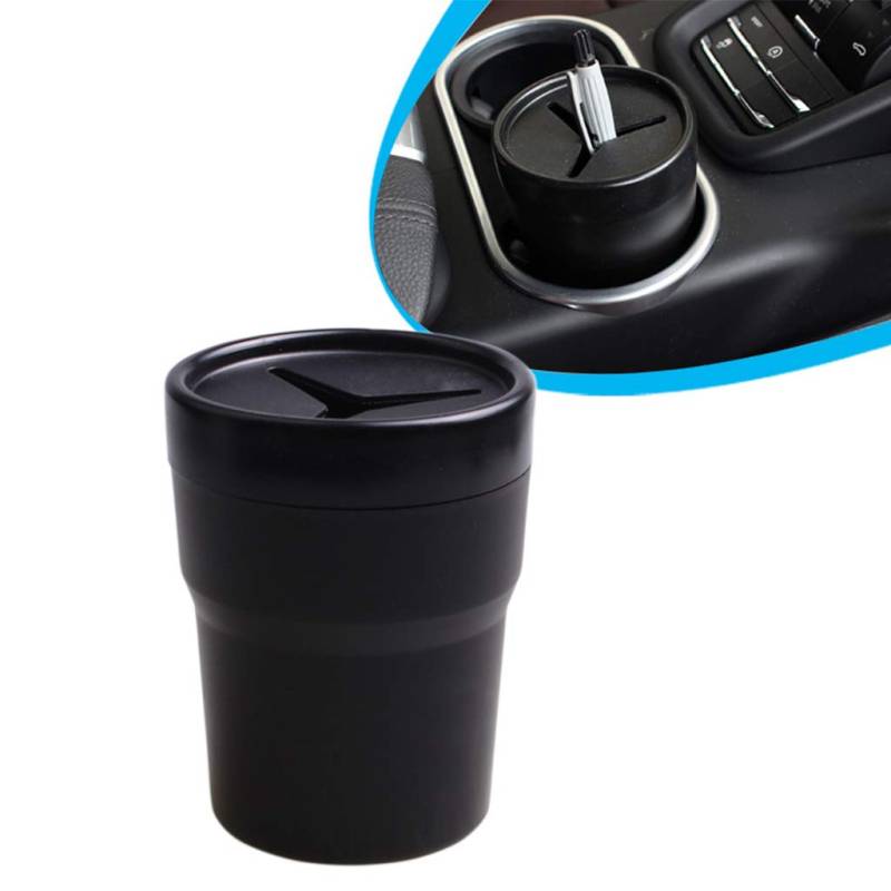 Multifunktions Tragbare Fahrzeug Müll Container Getränkehalter Innen Auto Tasse Flasche Stehen Auto Styling von Zeiwohndc