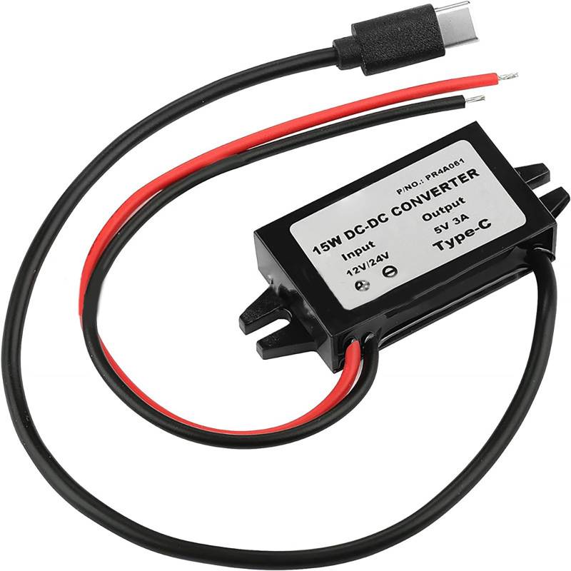 Wasserdicht 12 V 24 V Bis 5 V USB C Stromadapter Stufe Downs Überstromschutz Für In Autos Und LKWs von Zeiwohndc