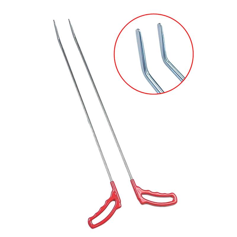 Zeiwohndc Auto Body Dent Repair Removal Tool Kits Dent Lifter Dent Repair Hooks Stainless Steel Push Rods von Zeiwohndc