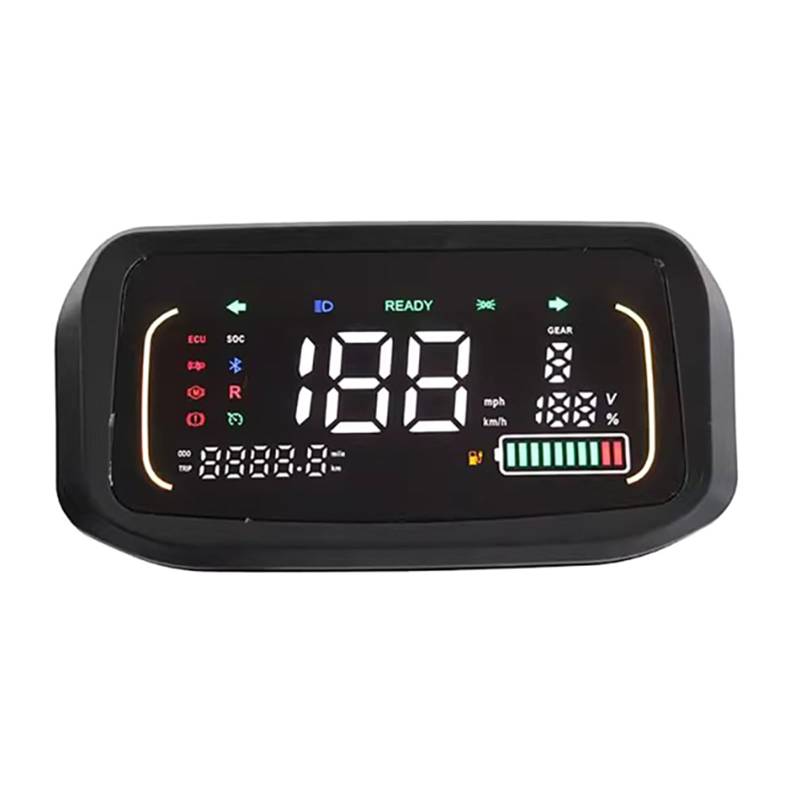 Zeiwohndc N7 Elektroroller Armaturenbrett LCD Display Panel mit Geschwindigkeitskilometerstand & Batterieinformationen für City Commuting Sicheres Fahren von Zeiwohndc