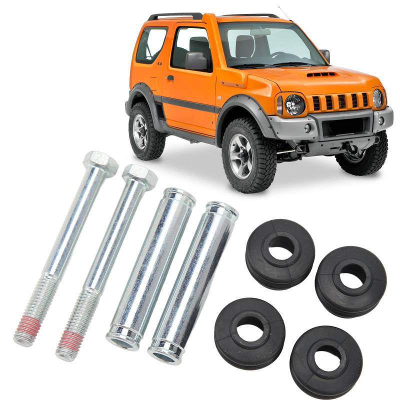 ZenithAur Vorderradsattel-Führungsstift-Kit, Outlast-Bremssattel-Reparaturzubehör Premium-Ersatz BCF1406AX2 für Jimny 1998 bis 2023 von ZenithAur