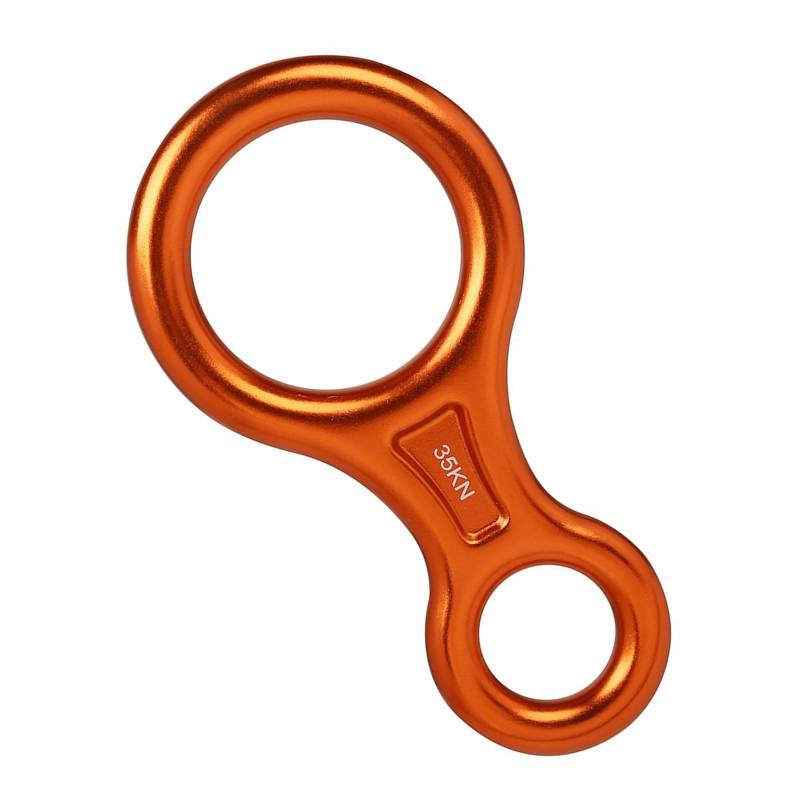 Zenlir Professionelles 35KN Figure Eight Belay Descender Sicheres Kletterzubehör Für Outdoor Abenteuer Bergsteigen von Zenlir