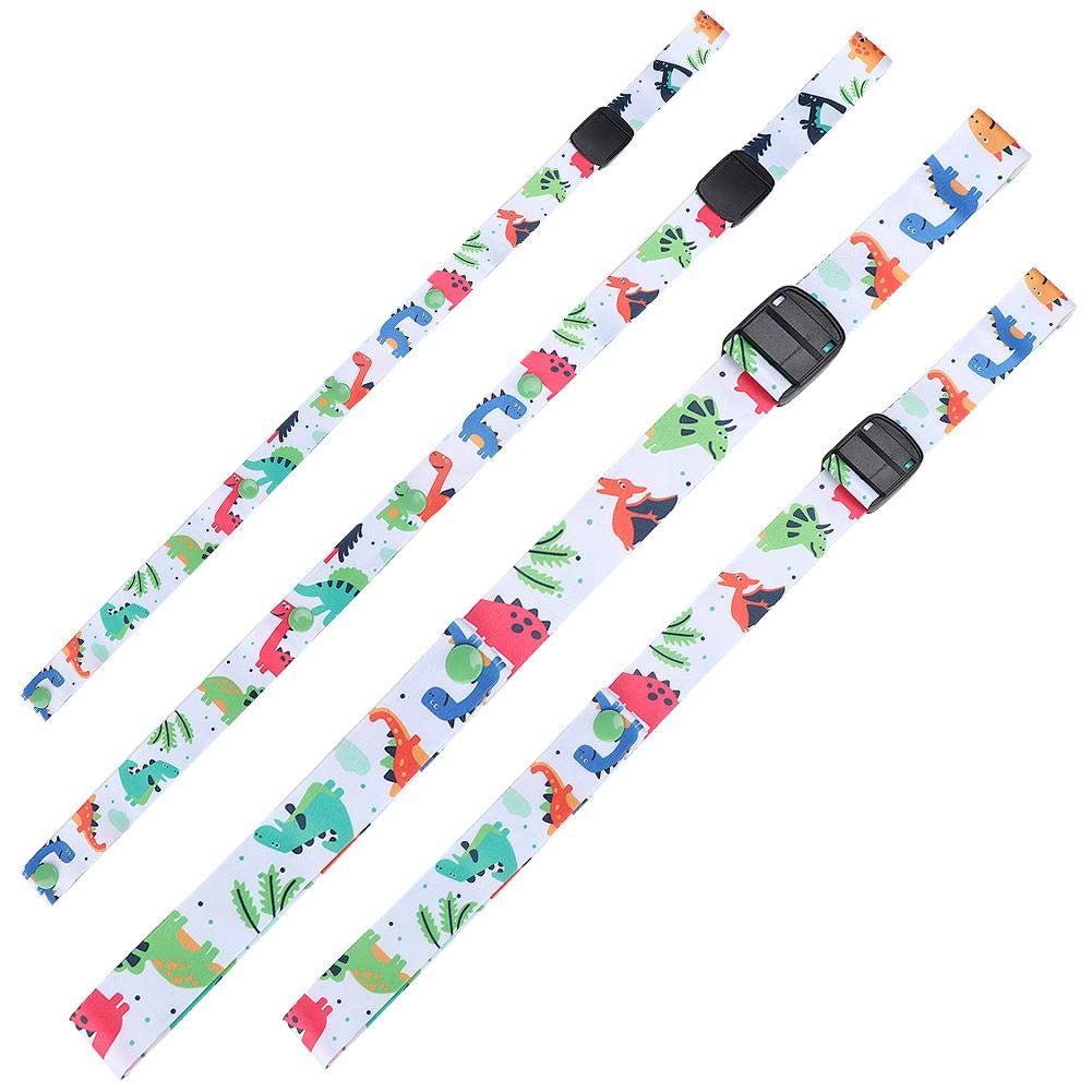 Baby Sippy Cup Strap Saugflasche Getränkehalter Einstellbare Kinderwagen Hochstuhl Spielzeug Clips Universal Befestigungsgurt für Neugeborene(Dinosaurier) von Zerodis