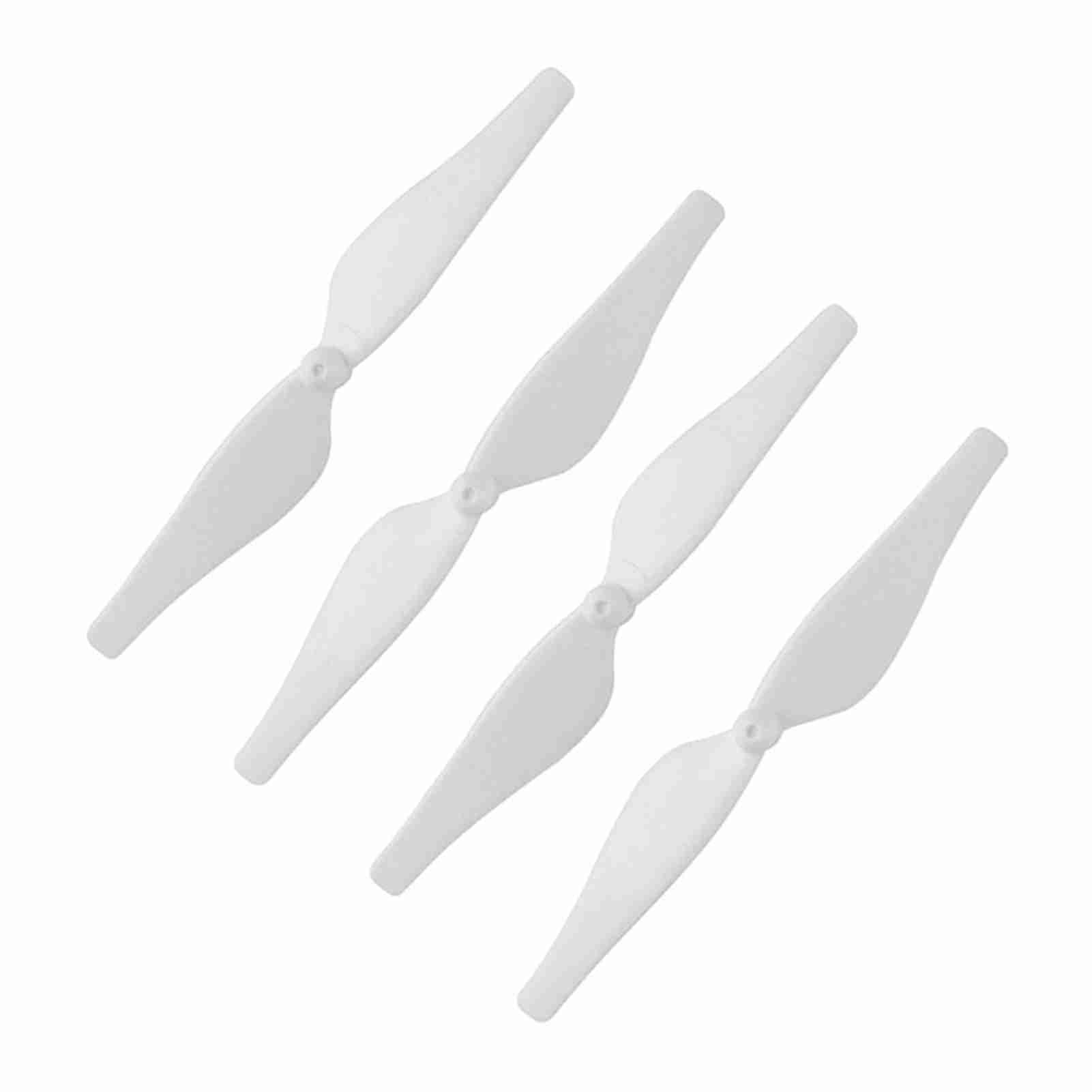 Hochspannungs-Kohlefaser-Propellerblätter für Tello, Faltbar und Kompakt, Neuzustand, Schwarz/Weiß, 2 Paar/4 Stück [Ersatzpropeller] (WHITE) von Zerodis