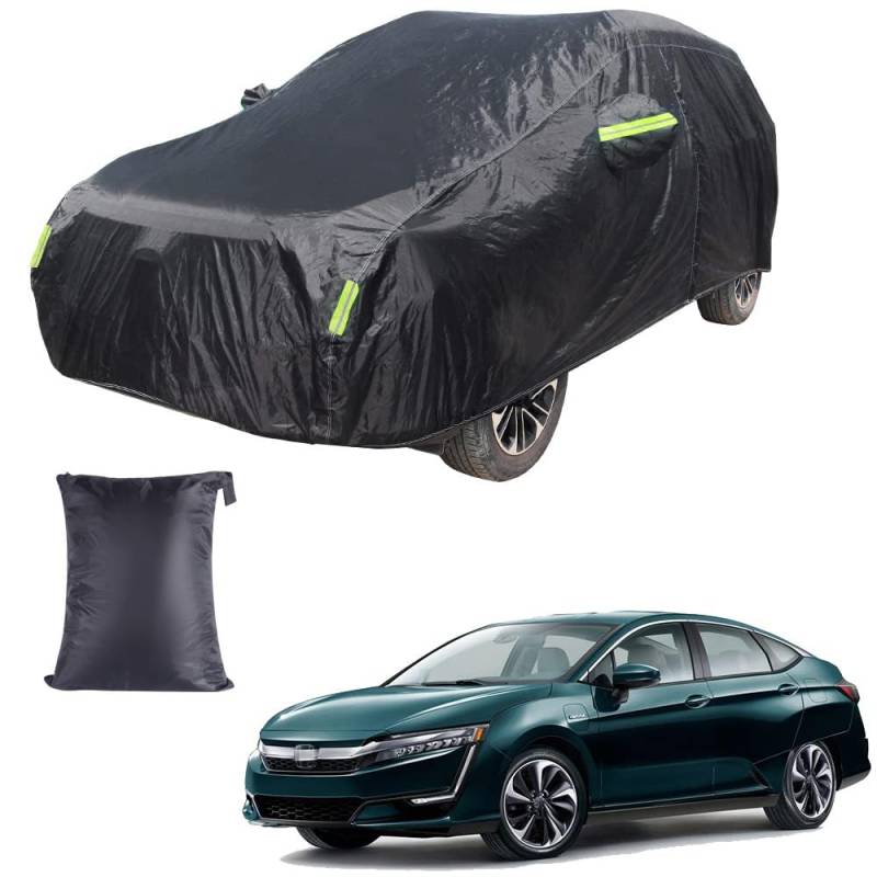 Outdoor Auto Abdeckplane für Honda Clarity Wasserdicht Autoabdeckung vor Frost Schnee Staubdichte UV-beständig Autoabdeckung Autoteile von ZhBFJtBD