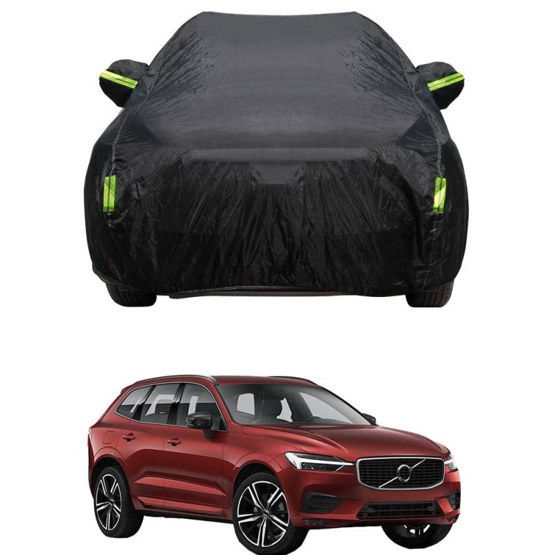 Outdoor Auto Abdeckplane für Volvo XC60 SUV Wasserdicht Autoabdeckung vor Frost Schnee Staubdichte UV-beständig Autoabdeckung Autoteile von ZhBFJtBD