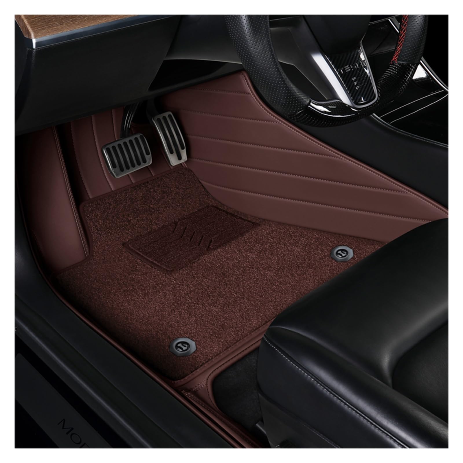 Allwetterfußmatten Auto-Fußmatten Auto-Fußmatten Voll Für Lexus Für CT200h 2011 2012 2013 2014 2015 2016 2017 Automatten(Coffee) von ZhanNuoBHd