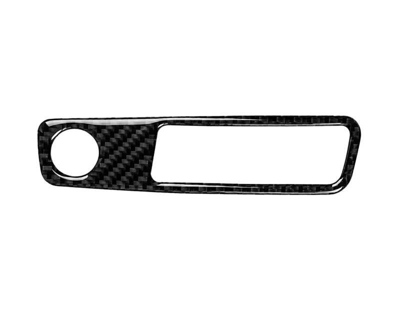 Auto Bedienfeld Dekoration Für A4 Für B9 2017 2018 2019 2020 Carbon Fiber Center Konsole Volumen Einstellung Panel Abdeckung Trim Auto Zubehör Innenräume Trim Abdeckung Rahmen(Right) von ZhanNuoBHd