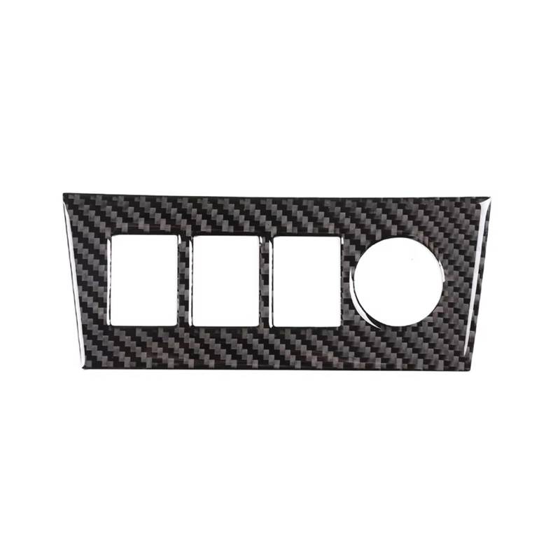 Auto Bedienfeld Dekoration Für Toyota Für Rav4 Für RAV 4 2006 2007 2008 2009 2010 2011 2012 Auto Zigarette Leichter Panel Schalter Taste Abdeckung Carbon Faser Aufkleber Trim Abdeckung Rahmen von ZhanNuoBHd